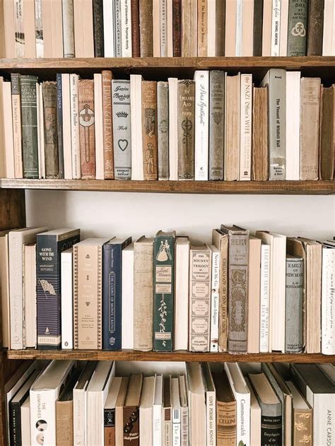 #bookshelf #stacked #with Shelves stacked with books | Book aesthetic, Beige aesthetic, Book ...