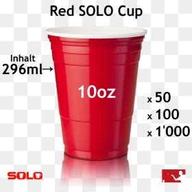 Cup Clipart Red Solo Cup - Beer Pong Becher Png, Transparent Png - vhv