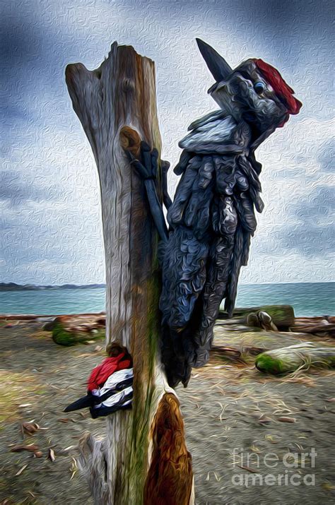 Beach Driftwood Art 2 Photograph by Bob Christopher | Fine Art America