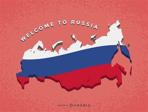 Descarga Vector De Mapa De Rusia Con Bandera | The Best Porn Website