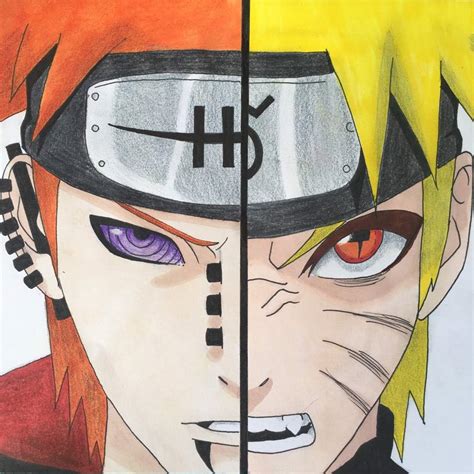 [Draw] Pain & Naruto 🔥 | Naruto Amino