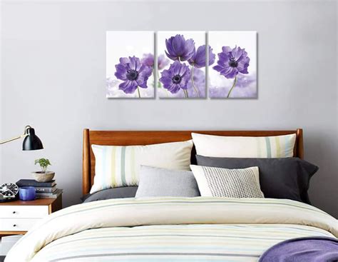 Purple Flower Canvas Wall Art