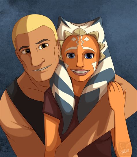 Rex and Ahsoka - Smile by lledra on DeviantArt