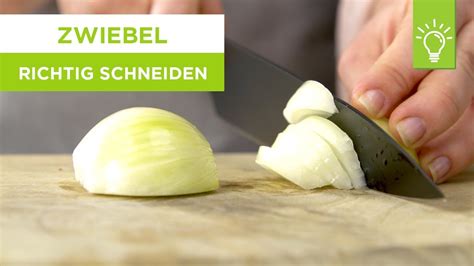 Zwiebel richtig schneiden | Zwiebel schneiden Anleitung | Küchentipps ...