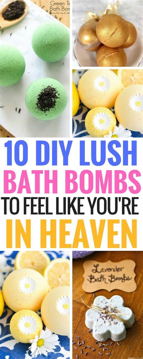 10 DIY Lush Bath Bombs To Feel Like You're In Heaven - Craftsonfire