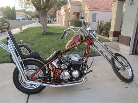 Custom chopper with a Honda inline-four | Chopper motorcycle, Chopper ...