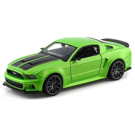 Ford Mustang Street Racer, Green - Maisto 31506 - 1/24 Scale Diecast ...