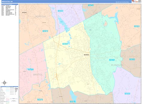 Maps of Brockton Massachusetts - marketmaps.com