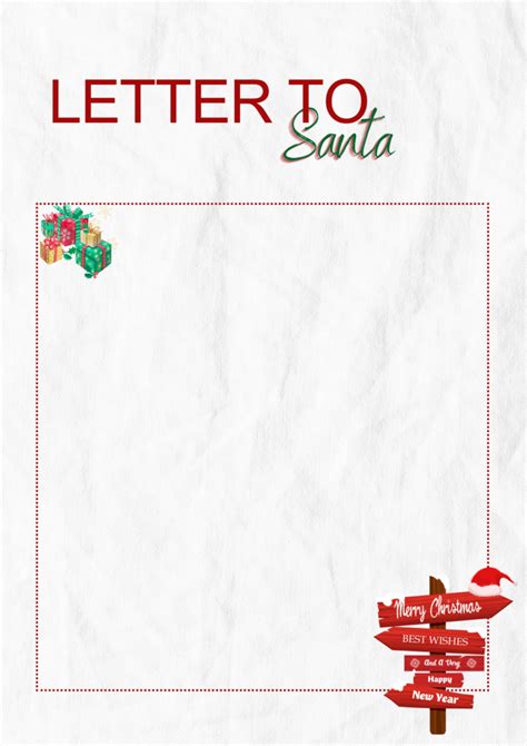 Download Your Free Printable Secret Santa Letter Template Today!