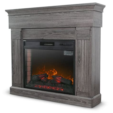 DELLA 28" Infrared Quartz Electric Fireplace Insert with Heater 1400W ...