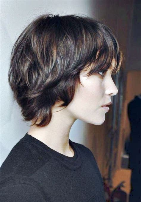 long pixie cut with bangs - ShakubRojan