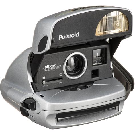 Polaroid 600 Round Instant Camera (Silver, Refurbished) 004710