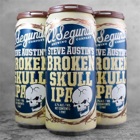 The Steve Austin's Broken Skull IPA from El Segundo Brewing Co.