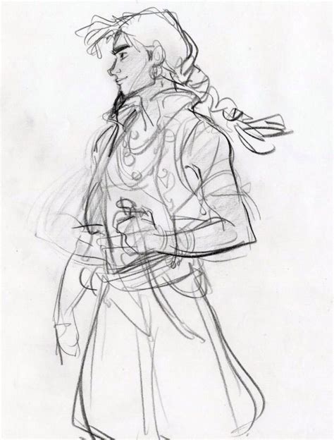 Concept art of Flynn Ryder by Jin Kim from Disney's "Tangled" (2010 ...