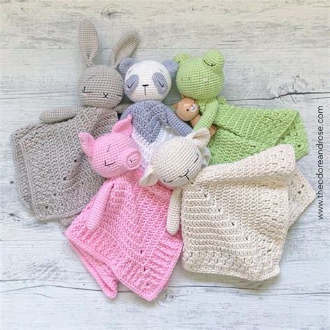 Crochet Bundle Sleepy Baby Lovey Security Blanket PDF PATTERN ONLY in English - Etsy | Crochet ...