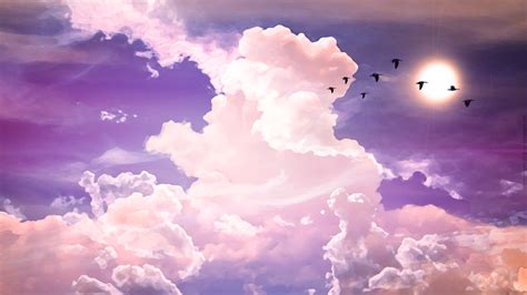 Purple Clouds Desktop Wallpapers - Wallpaper Cave
