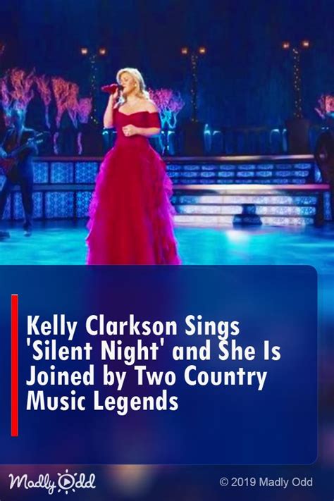 Kelly Clarkson sings “Silent Night” and she is joined by two country ...