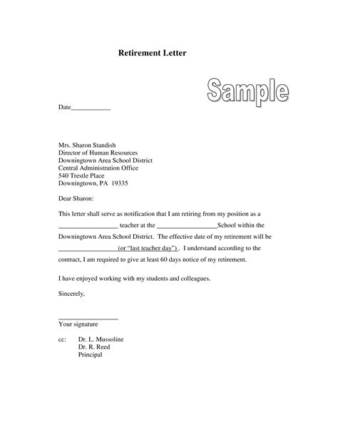 Letter Of Retirement Format - How to write a Letter of Retirement Format? Downlo… | Resignation ...