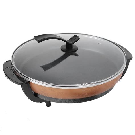 Greensen Electric Skillet, Pizza Pan,1500W Multifunctional Non-stick ...