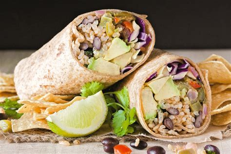 Chipotle & Lime Vegan Burritos Recipe with Smoky Tangy Cream