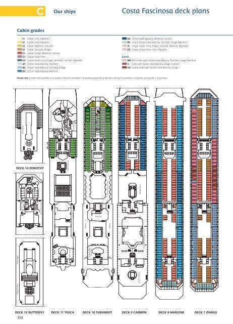 Costa Fascinosa deck plans