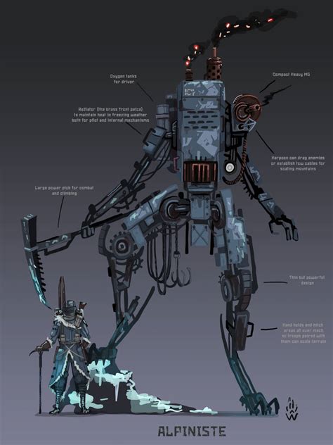 Alpiniste - Iron harvest mech concept by Wolfdog-ArtCorner on DeviantArt