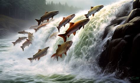 Salmon Run 001 by LowThunders on DeviantArt