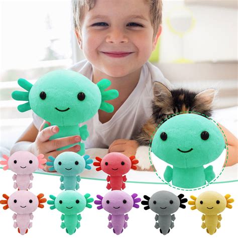 Buy Kawaii Axolotl Plush Toy Soft Pink Axolotl Stuffed Animal Plushie 7.9Inch Online at Lowest ...