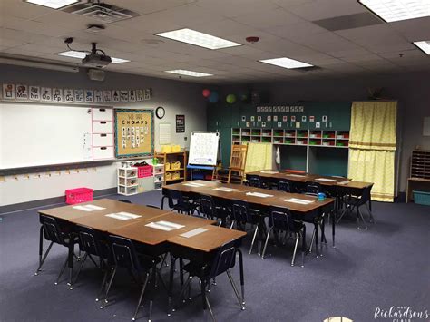 Intentional Classroom Setup - Mrs. Richardson's Class