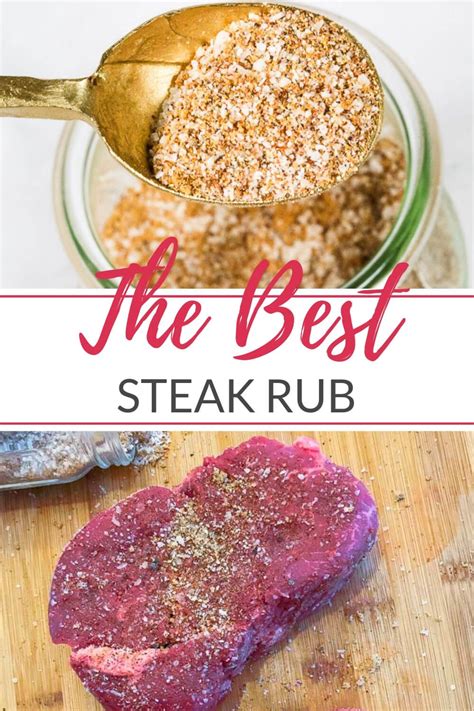 The BEST Homemade Steak Rub | Steak rubs, Season steak recipes, Best steak seasoning