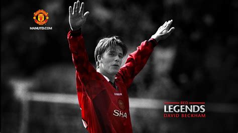 David Beckham-Red Legends-Manchester United wallpaper-1366x768 Download | 10wallpaper.com