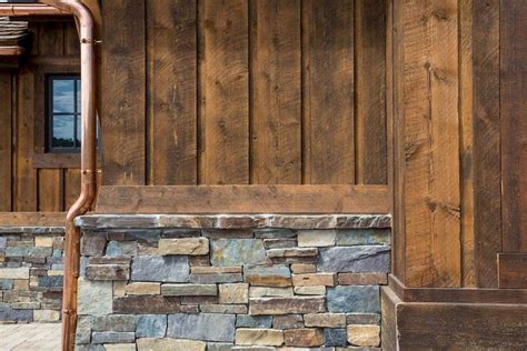 65 interesting stone veneer wall design ideas (60 | Wood siding ...