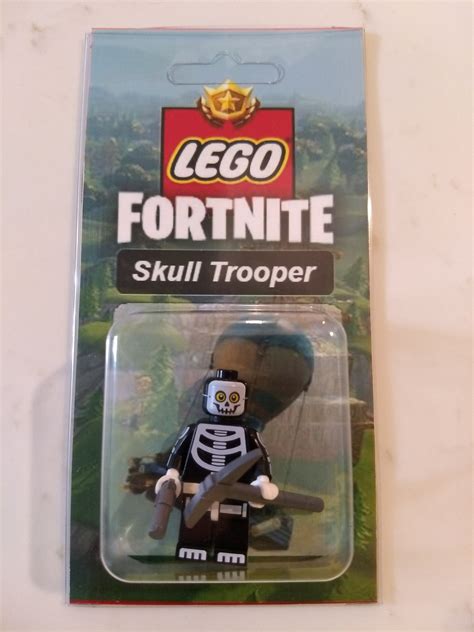 LEGO Custom Carded Skull Trooper Minifig Fortnite Battle | Etsy