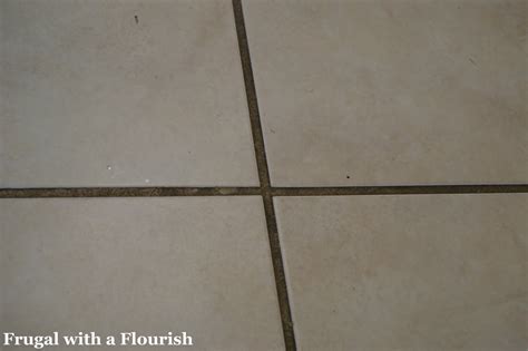 Frugal with a Flourish: Getting Tile Grout back to Beautiful and Clean!