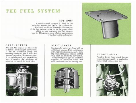 1954 Austin A40 And A50 Cambridge Brochure