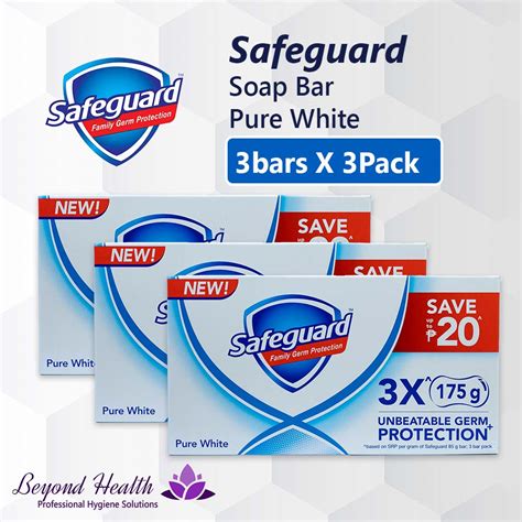 [3X PACK] Safeguard Soap Bar 175g X 3 Bars Pack Family Germ Protection ...