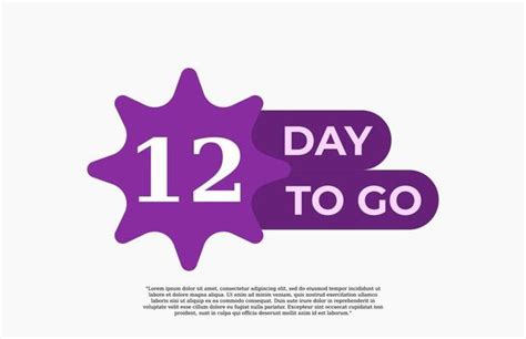 12 Days To Go Vector Art, Icons, and Graphics for Free Download