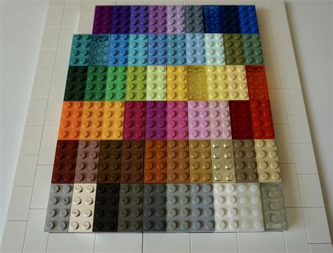 2 x 4 brick collection 59 colors : r/lego