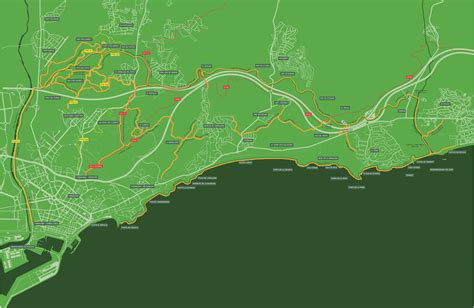 Map of surroundings of Tarragona - Ontheworldmap.com