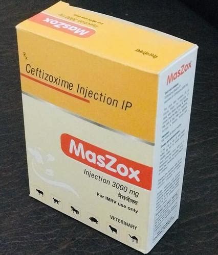 CEFTIZOXIME INJECTION 3000MG MASZOX Manufacturer, Supplier In Ludhiana, Punjab, India