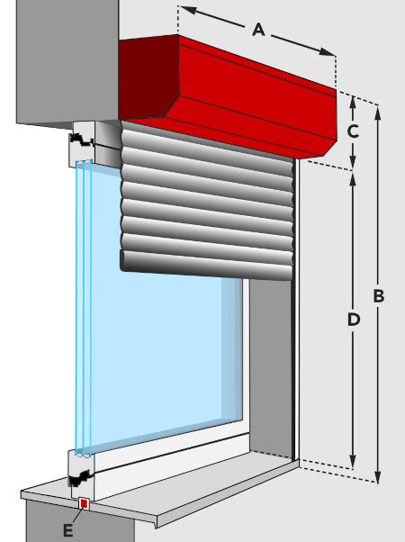 Measuring roller shutters » Determine the correct measurement | Neuffer