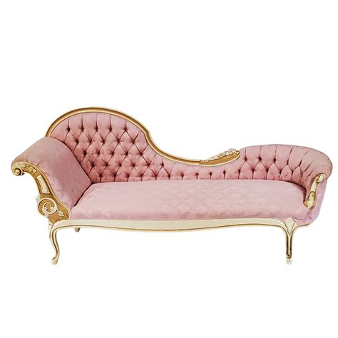 Juliette Fainting Sofa Rental in Indianapolis | Violet Vintage Rentals