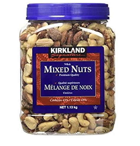 Kirkland Signature Mixed Nuts, 1130g | Mixed nuts, Vegetable shop, Food