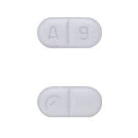 A 9 Logo Pill White Capsule/Oblong - Pill Identifier