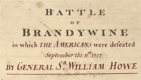 Brandywine, Pennsylvania British Battle Map – Battle Archives