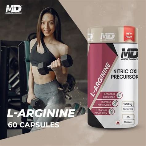 L-arginine Endurance Strength Capsules, Packaging Type: Bottle at Rs ...