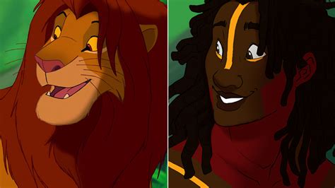 What would Simba look like as a human? Popular Disney characters reimagined as humans - ABC11 ...