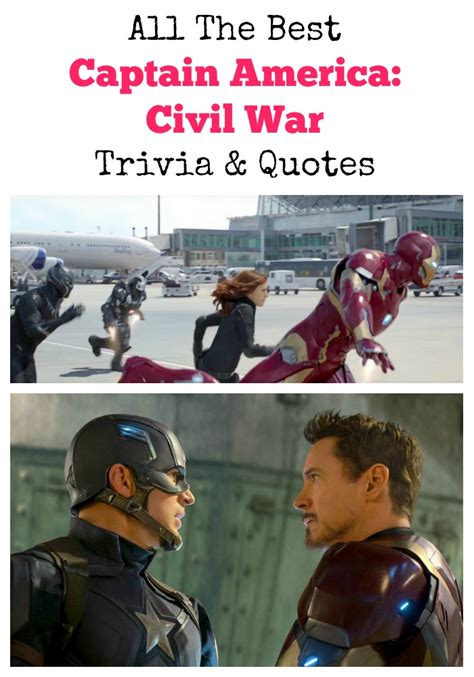 All The Best Captain America: Civil War Trivia And Quotes