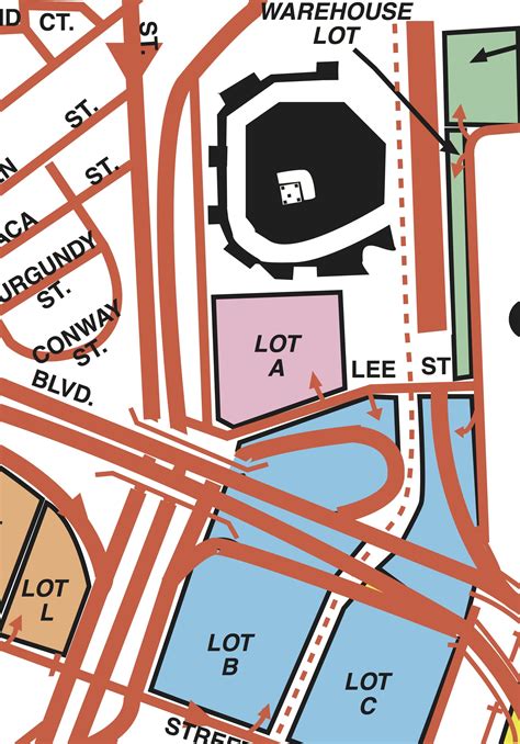 handicap parking - Stadium Parking Guides