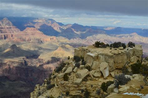 Stone Mesa in the Grand Canyon in Arizona Stock Image - Image of canyon ...